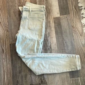 Pilcro and the Letterpress high rise skinny jeans